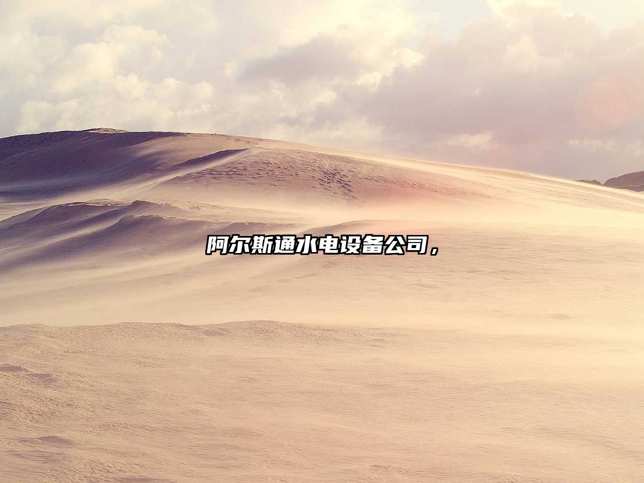 阿爾斯通水電設備公司，