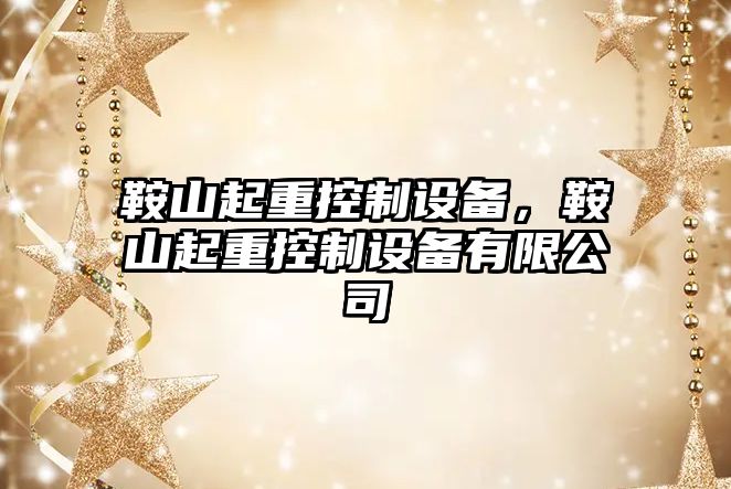 鞍山起重控制設備，鞍山起重控制設備有限公司