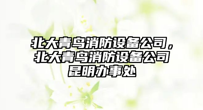 北大青鳥(niǎo)消防設備公司，北大青鳥(niǎo)消防設備公司昆明辦事處