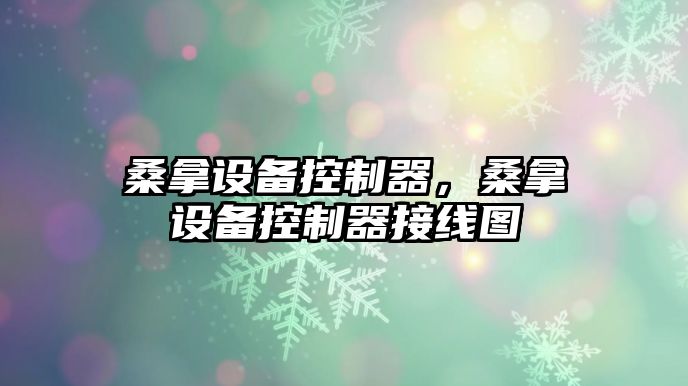 桑拿設備控制器，桑拿設備控制器接線(xiàn)圖