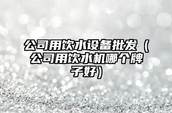 公司用飲水設備批發(fā)（公司用飲水機哪個(gè)牌子好）