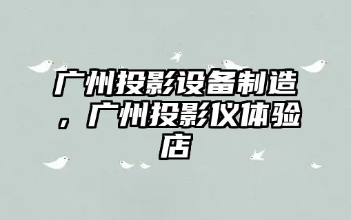 廣州投影設備制造，廣州投影儀體驗店