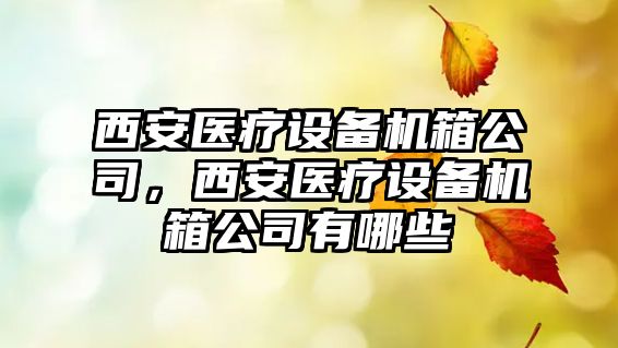 西安醫療設備機箱公司，西安醫療設備機箱公司有哪些