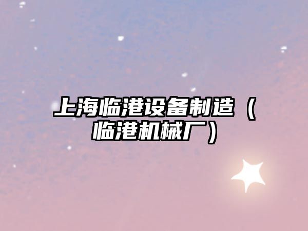 上海臨港設備制造（臨港機械廠(chǎng)）