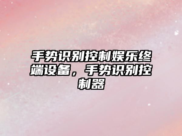 手勢識別控制娛樂(lè )終端設備，手勢識別控制器