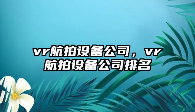 vr航拍設備公司，vr航拍設備公司排名