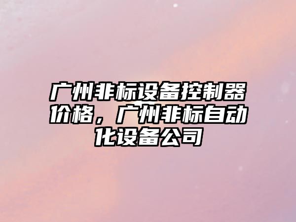 廣州非標設備控制器價(jià)格，廣州非標自動(dòng)化設備公司