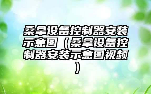 桑拿設備控制器安裝示意圖（桑拿設備控制器安裝示意圖視頻）
