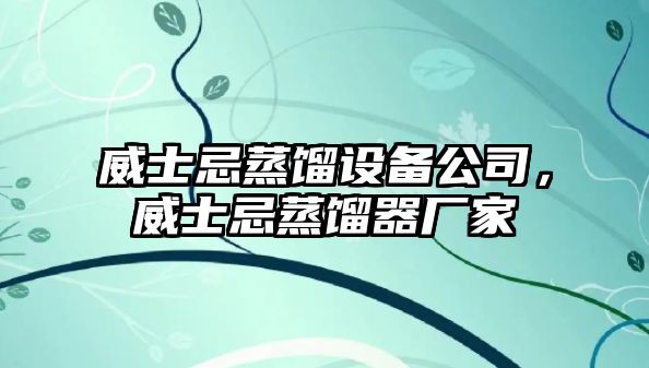 威士忌蒸餾設備公司，威士忌蒸餾器廠(chǎng)家