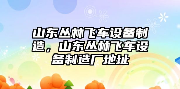 山東叢林飛車(chē)設備制造，山東叢林飛車(chē)設備制造廠(chǎng)地址