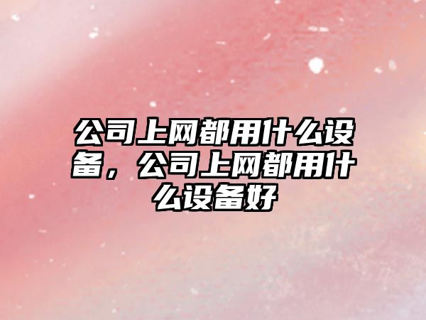 公司上網(wǎng)都用什么設備，公司上網(wǎng)都用什么設備好