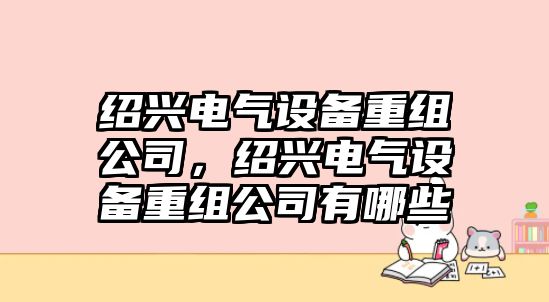 紹興電氣設備重組公司，紹興電氣設備重組公司有哪些