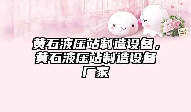 黃石液壓站制造設備，黃石液壓站制造設備廠(chǎng)家