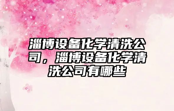 淄博設備化學(xué)清洗公司，淄博設備化學(xué)清洗公司有哪些