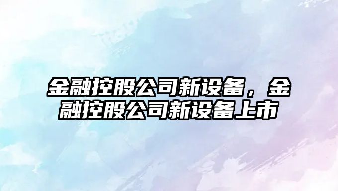 金融控股公司新設備，金融控股公司新設備上市