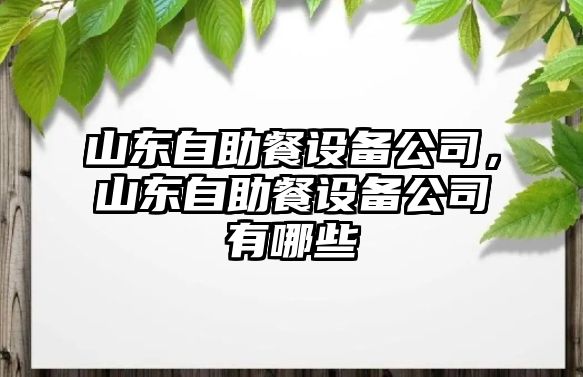 山東自助餐設備公司，山東自助餐設備公司有哪些