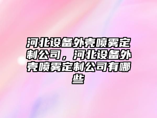 河北設備外殼噴霧定制公司，河北設備外殼噴霧定制公司有哪些