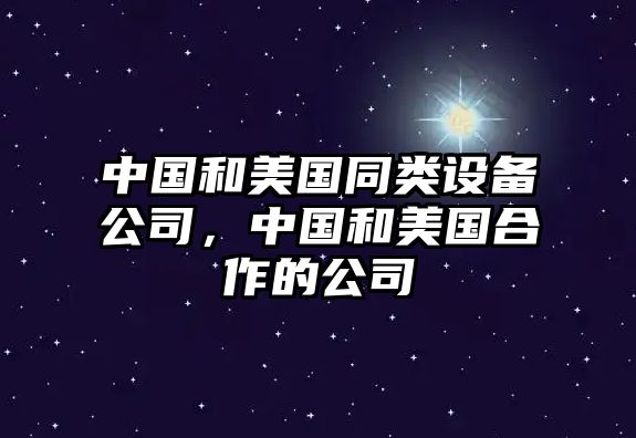 中國和美國同類(lèi)設備公司，中國和美國合作的公司