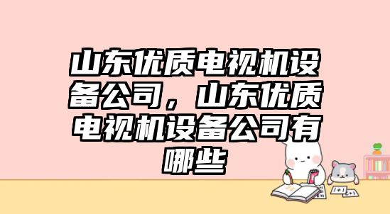 山東優(yōu)質(zhì)電視機設備公司，山東優(yōu)質(zhì)電視機設備公司有哪些