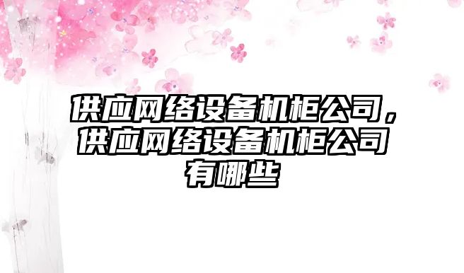 供應網(wǎng)絡(luò )設備機柜公司，供應網(wǎng)絡(luò )設備機柜公司有哪些