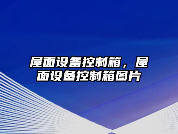 屋面設備控制箱，屋面設備控制箱圖片