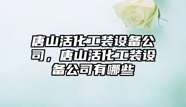 唐山活化工裝設備公司，唐山活化工裝設備公司有哪些