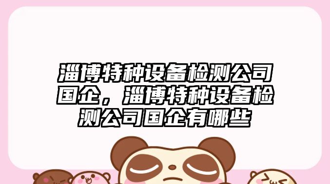 淄博特種設備檢測公司國企，淄博特種設備檢測公司國企有哪些