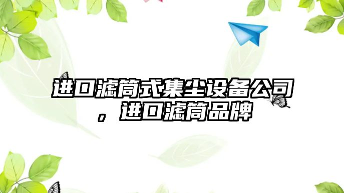 進(jìn)口濾筒式集塵設備公司，進(jìn)口濾筒品牌