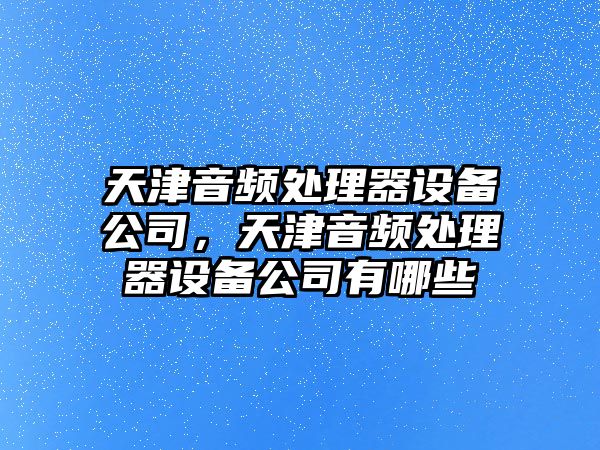 天津音頻處理器設備公司，天津音頻處理器設備公司有哪些
