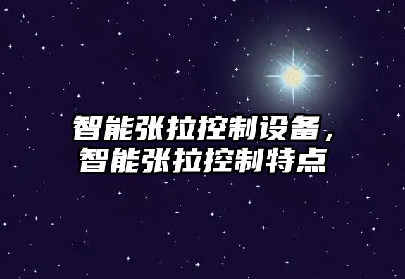 智能張拉控制設備，智能張拉控制特點(diǎn)