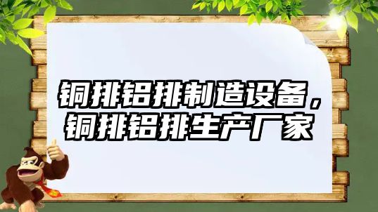 銅排鋁排制造設備，銅排鋁排生產(chǎn)廠(chǎng)家