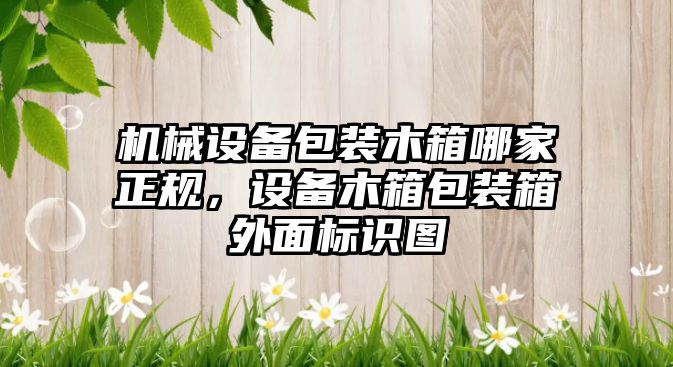 機械設備包裝木箱哪家正規，設備木箱包裝箱外面標識圖