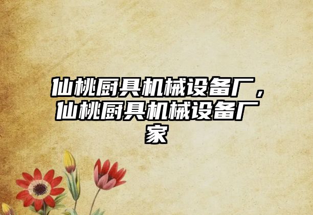 仙桃廚具機械設備廠(chǎng)，仙桃廚具機械設備廠(chǎng)家