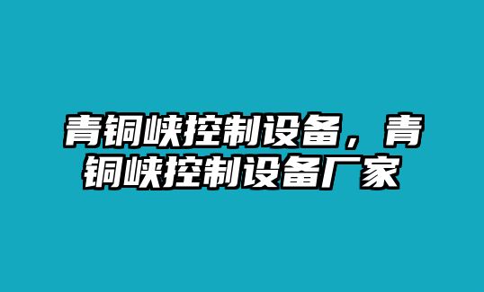 青銅峽控制設備，青銅峽控制設備廠(chǎng)家