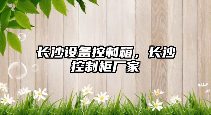 長(cháng)沙設備控制箱，長(cháng)沙控制柜廠(chǎng)家