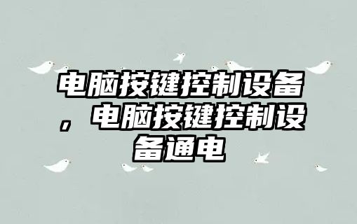 電腦按鍵控制設備，電腦按鍵控制設備通電