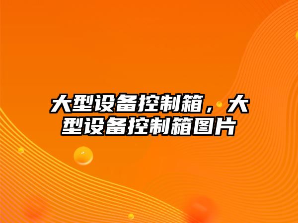 大型設備控制箱，大型設備控制箱圖片