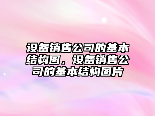 設備銷(xiāo)售公司的基本結構圖，設備銷(xiāo)售公司的基本結構圖片