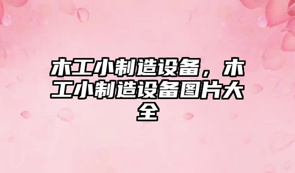 木工小制造設備，木工小制造設備圖片大全
