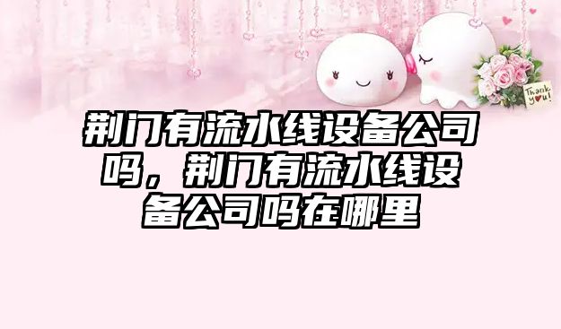 荊門(mén)有流水線(xiàn)設備公司嗎，荊門(mén)有流水線(xiàn)設備公司嗎在哪里