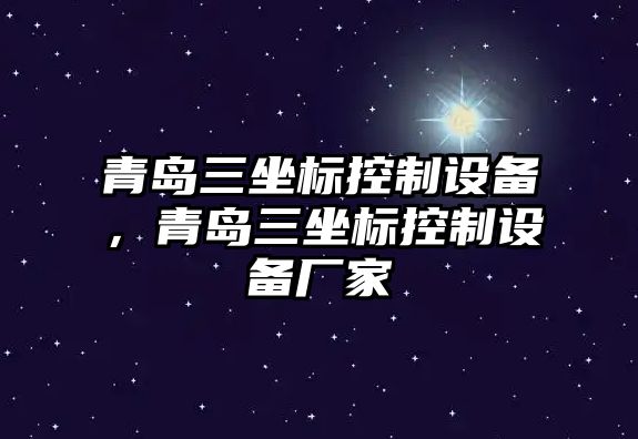 青島三坐標控制設備，青島三坐標控制設備廠(chǎng)家