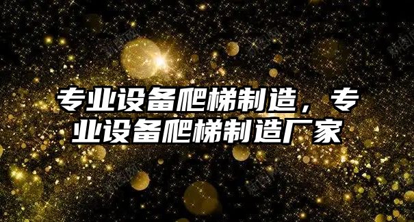 專(zhuān)業(yè)設備爬梯制造，專(zhuān)業(yè)設備爬梯制造廠(chǎng)家