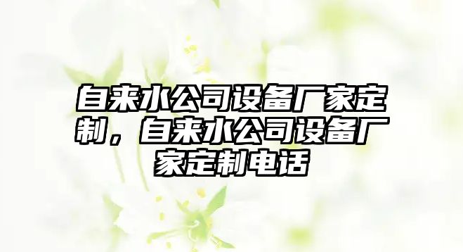自來(lái)水公司設備廠(chǎng)家定制，自來(lái)水公司設備廠(chǎng)家定制電話(huà)