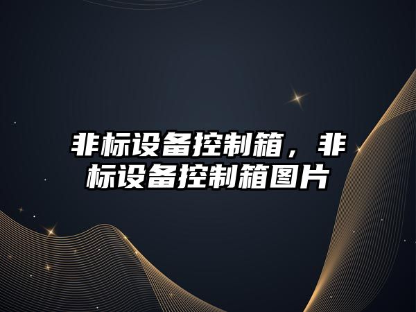 非標設備控制箱，非標設備控制箱圖片