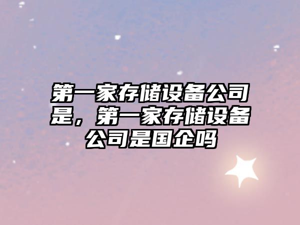 第一家存儲設備公司是，第一家存儲設備公司是國企嗎
