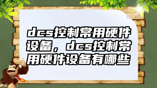 dcs控制常用硬件設備，dcs控制常用硬件設備有哪些