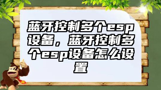 藍牙控制多個(gè)esp設備，藍牙控制多個(gè)esp設備怎么設置