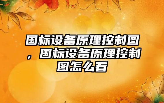 國標設備原理控制圖，國標設備原理控制圖怎么看